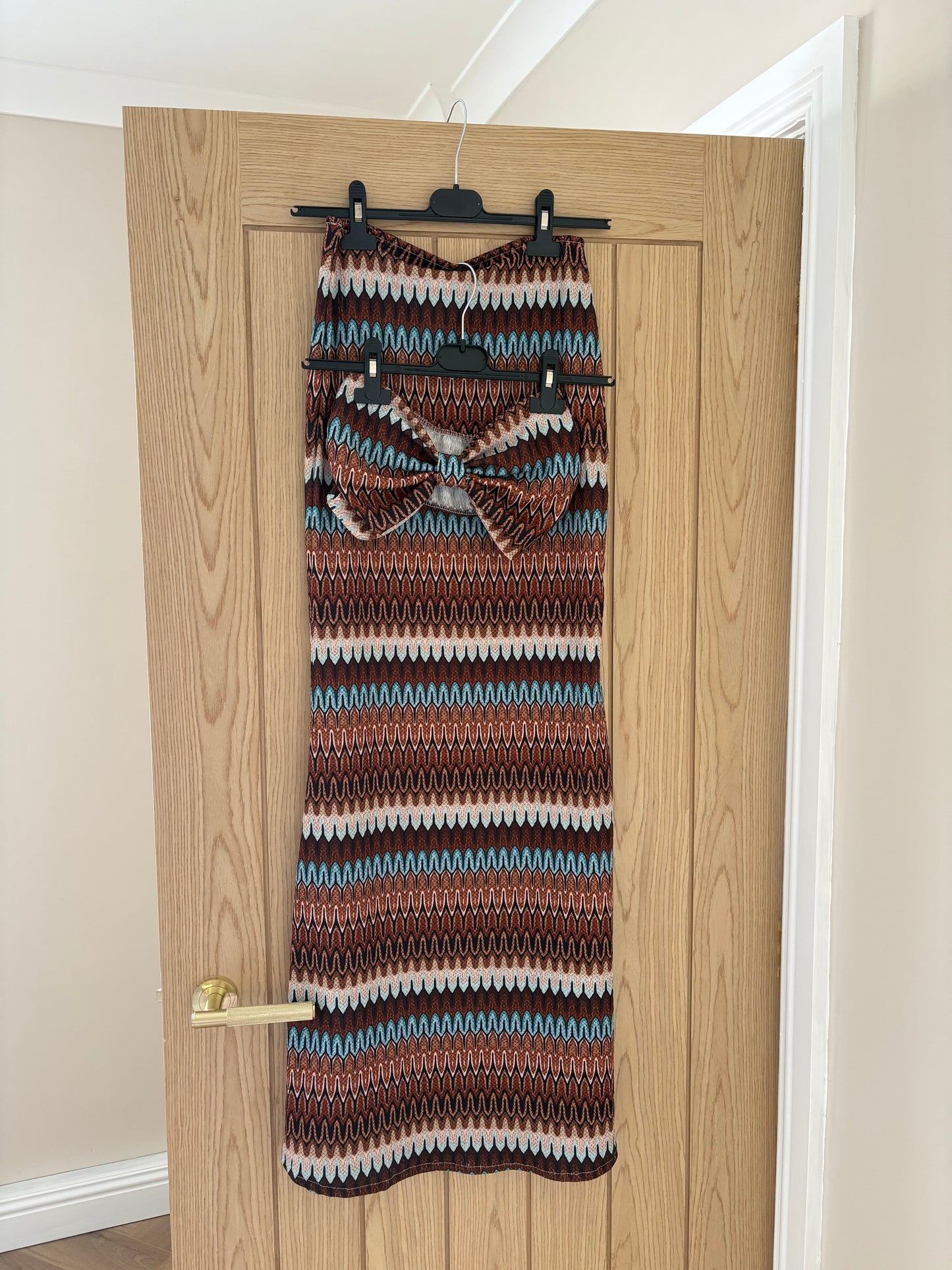 Holiday coord skirt set