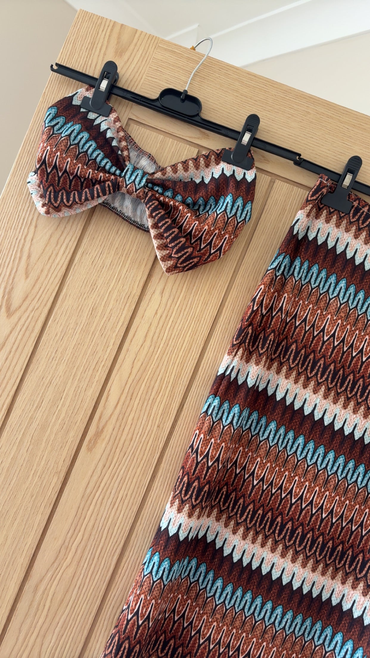Holiday coord skirt set