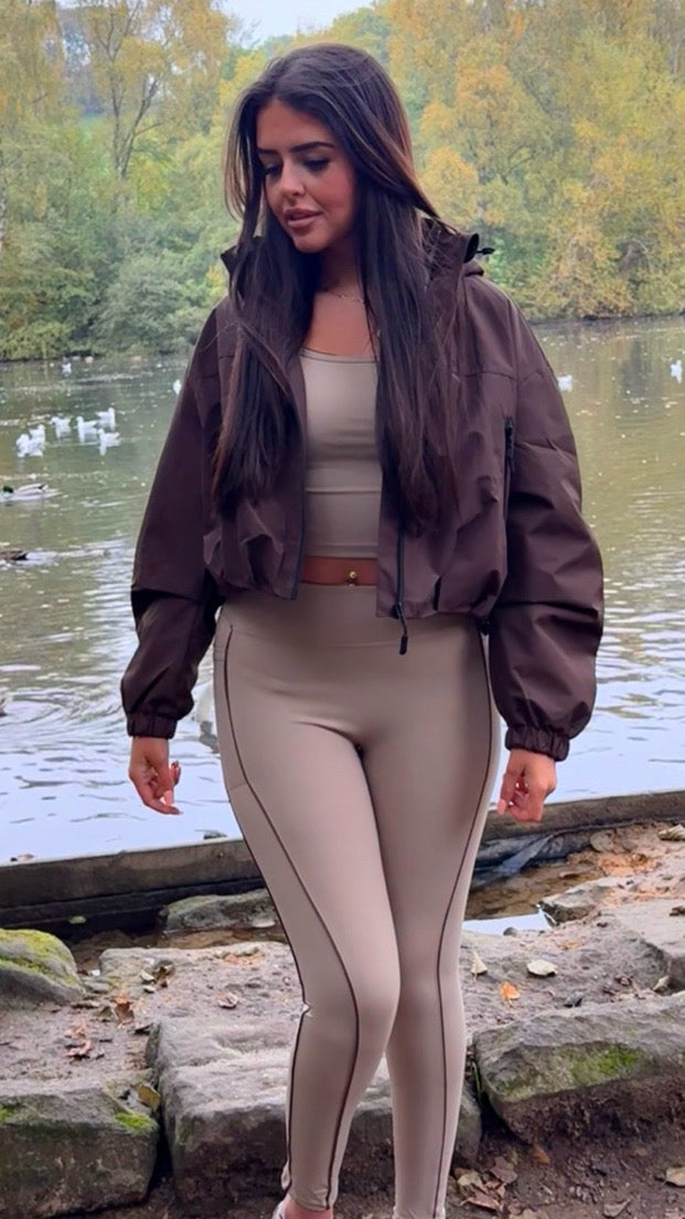 Soft shell hooded jacket