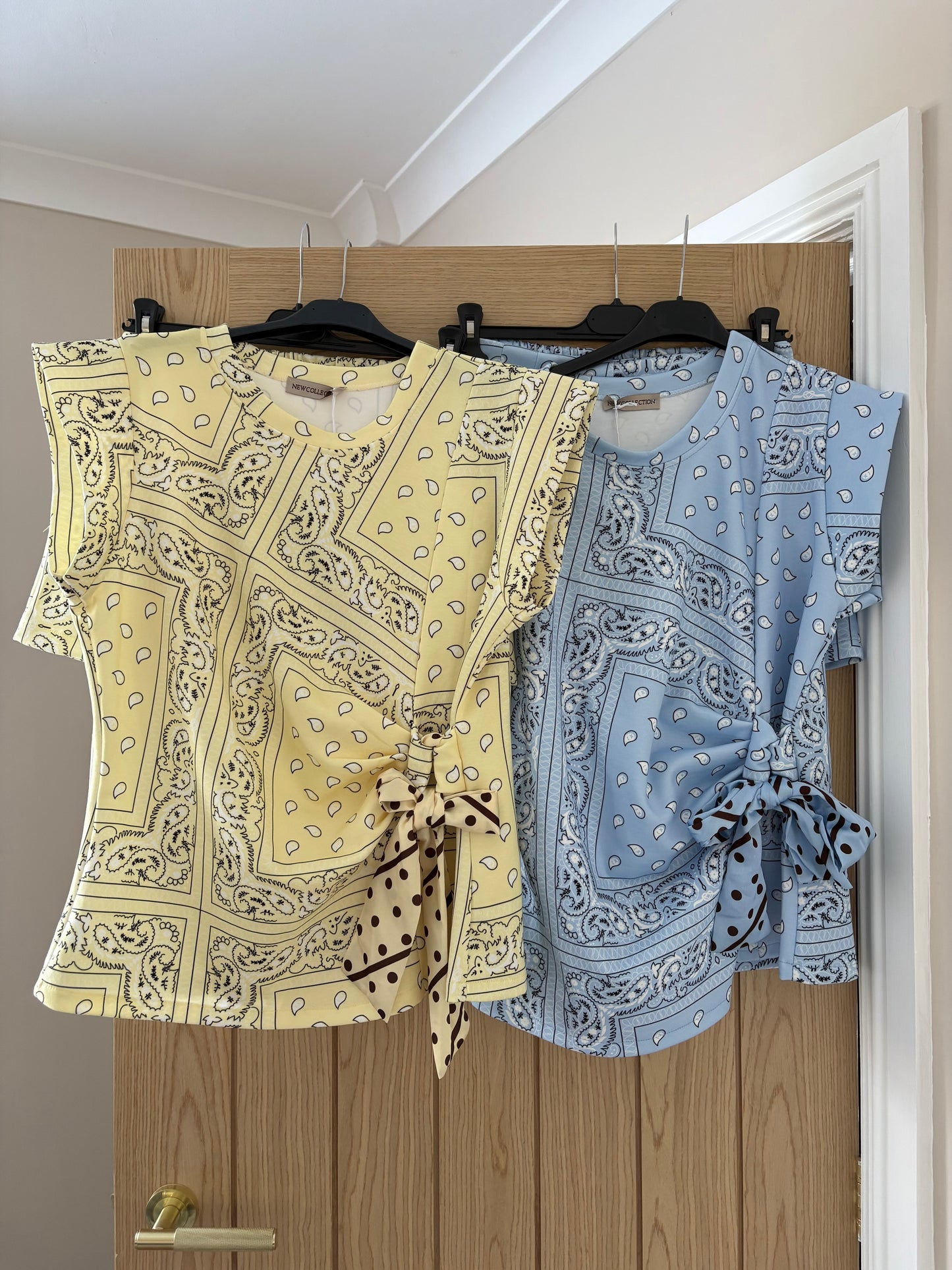 Scarf print shorts sets