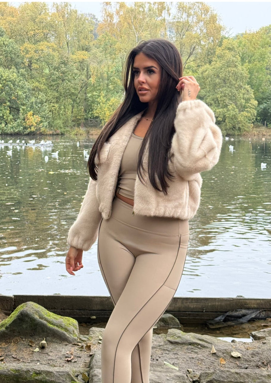 Luxury Fur Hooded Jacket